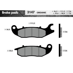 REMBLOKSET BRENTA BR3147 NIU NIU N1S VOOR HONDA CBF 125 CBR 125 (E-MARK)
