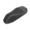 buddydek Regia alcantara streep Sport (made in EU) Vespa zwart/wit 2024 gts 125cc, gts 250cc, gts 300 (euro4)