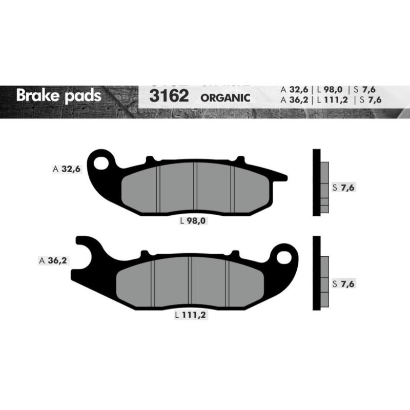 REMBLOKSET BRENTA BR3162 LIBERTY, MEDLEY (E-MARK)