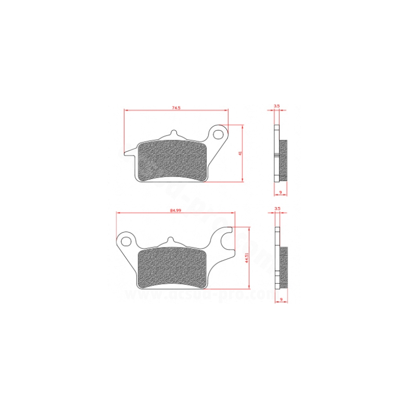 REMBLOKSET BRENTA BR3178 TRICITY, MBK TRYPTIK (E-MARK)