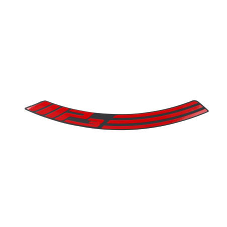 sticker Piaggio origineel voorwiel rood 1 stuks mp3 500cc, mp3-350cc, mp3-400cc 2h002532