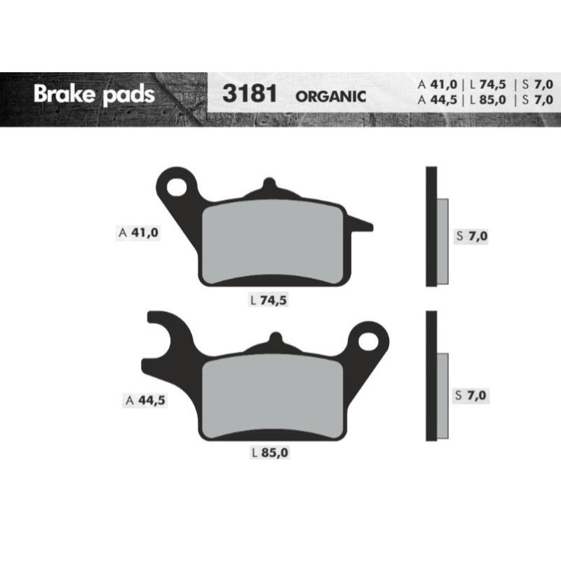 REMBLOKSET BRENTA BR3181 HONDA VISION, ZOOMER, LIFAN, PINK ME (E-MARK)