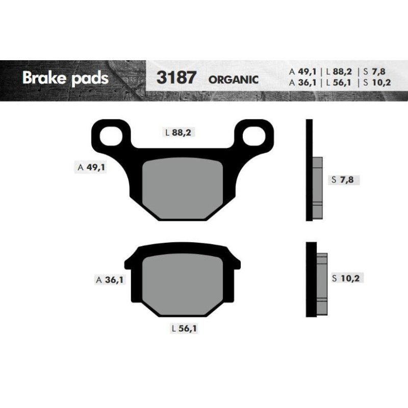 REMBLOKSET BRENTA BR3187 GPR, RIEJU,RS50 (E-MARK)