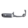 exhaust Turbokit racing Gmax Racing Gmax black vespa, piaggio 4t 125/150, lx 125cc, primavera 125 4t, sprint 125 4t