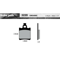 REMBLOKSET BRENTA BR3220 APRILIA RS 50 / AF1 (E-MARK)