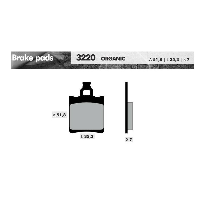 REMBLOKSET BRENTA BR3220 APRILIA RS 50 / AF1 (E-MARK)