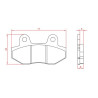 REMBLOKSET BRENTA BR3255 CHINA LX/ VX50/ SPEEDFIGHT 3/ TOSCANA/RIVA (E-MARK)
