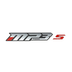 embleem Piaggio origineel woord [mp3 S] euro-5 mp3-400cc 2h005223