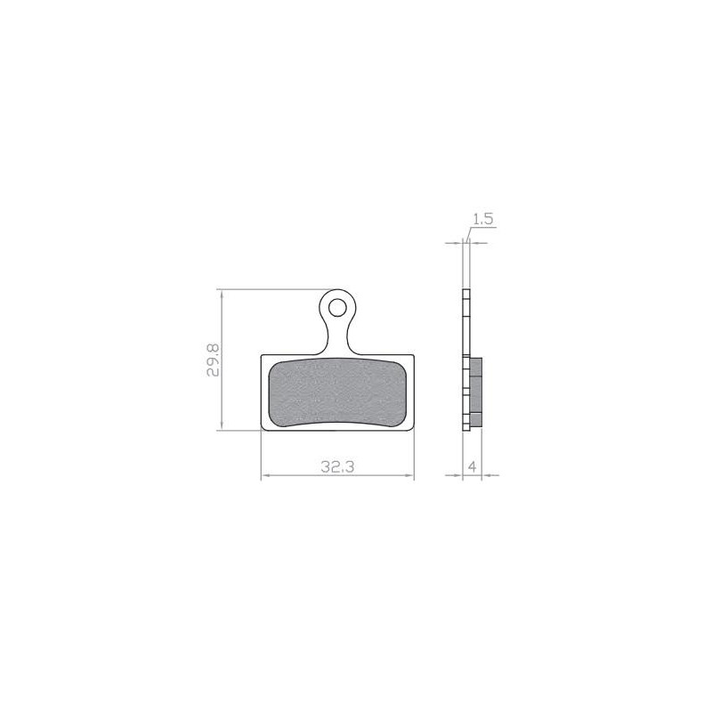 REMBLOKSET BRENTA BR422 KNAAP/RDT/DON SOURIS-CAPO FATBIKE GESINTERD (E-MARK)