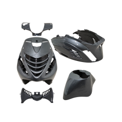plaatwerkset DMP model SP RS-1 air carbon glans zip 100/125, zip2000