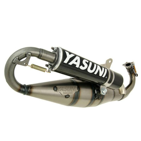 exhaust Yasuni carrera c16 w/o paint/carbon sco piaggio 2t tub423c