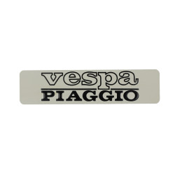 embleem tanklogo metaal 140x20mm bravo, bromfiets vespa, ciao, si 182347