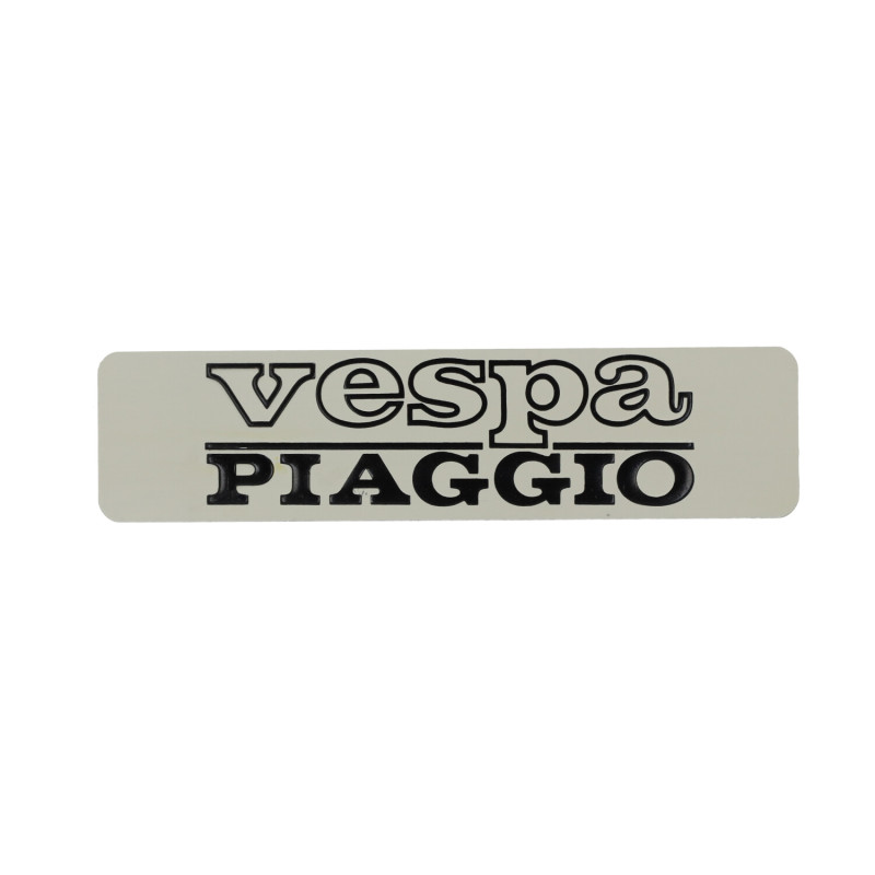 emblem tank logo metal [vespa/piaggio] bravo, ciao, moped vespa, si 182347