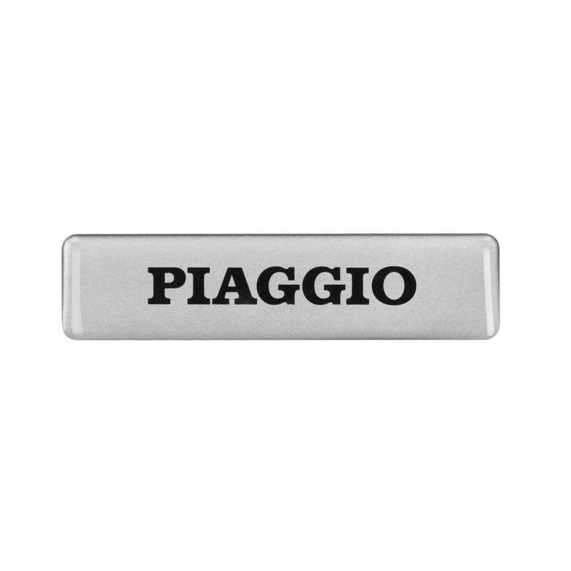 embleem woord [piaggio] tanklogo 3D 115x28mm bromfiets vespa, ciao 298723