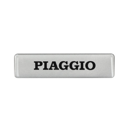 embleem woord [piaggio] tanklogo 3D 115x28mm bromfiets vespa, ciao 298723