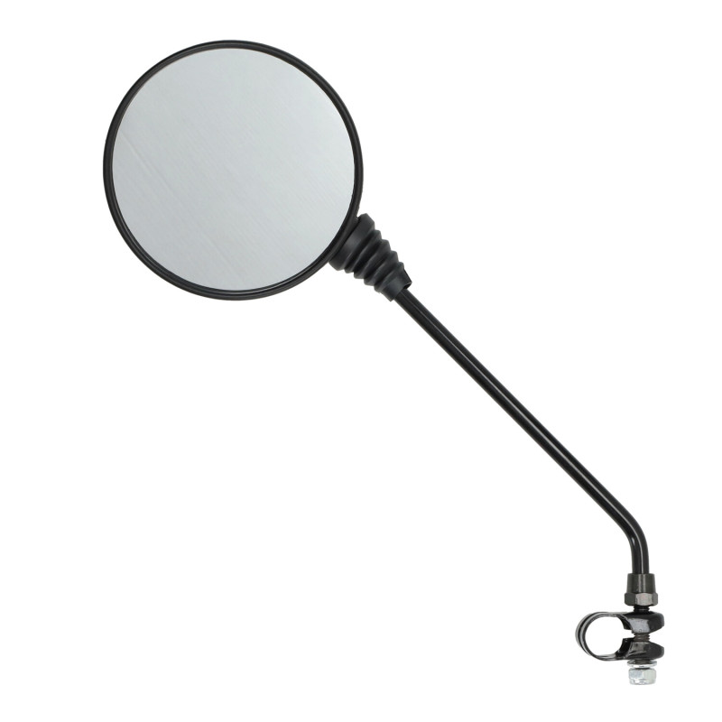 mirror universal round wire/clamp black moped vespa