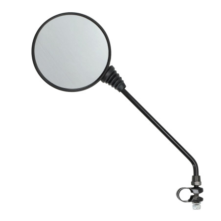 mirror universal round wire/clamp black moped vespa