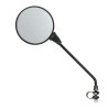 mirror universal round wire/clamp black moped vespa
