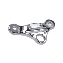 bovenplaat EBR voorvork stuurplaat 28mm chroom puch maxi