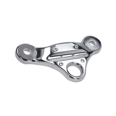 bovenplaat EBR voorvork stuurplaat 28mm chroom puch maxi