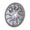 starttandwiel model origineel 78t hexagon 125cc, Piaggio 2t 125/150, runner 180cc, skipper 125cc