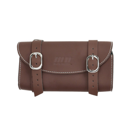gereedschaptas Moto-Nostra zadeltas stuurtas bruin bromfiets, bromfiets vespa, camino, kreidler, puch, puch maxi, zundapp