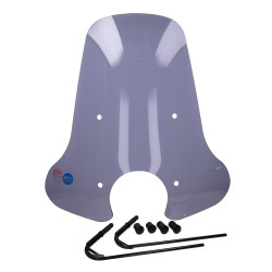 windshield Regia with mounting set high (made in EU) 2024 smoke gts 250cc, gts all models, gts super 300cc