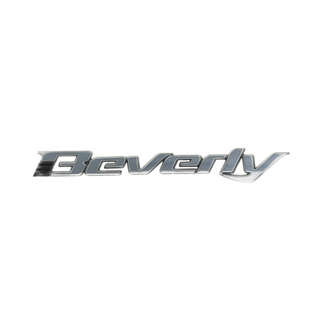 emblem Piaggio original word [beverly] beverly 300cc, beverly 310cc, beverly 400cc 2h003670