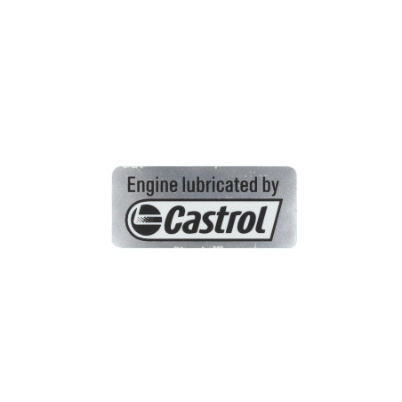 sticker Piaggio original word [castrol] 2h002046