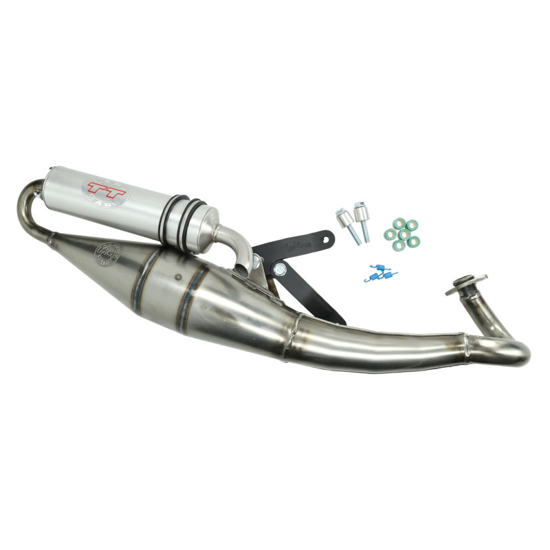 exhaust Leovince hand mate tt alu aluminum sco piaggio 2t 4066