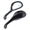 spiegelset fast-arrow painted zwart glans gilera runner 50/125/180, zip2000