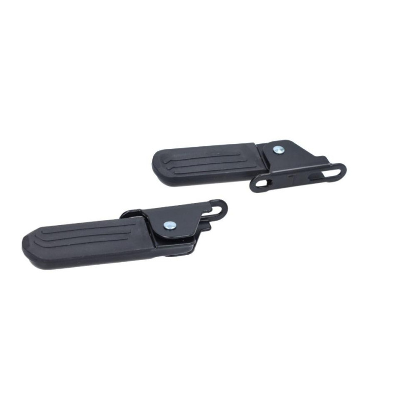 DUO VOETSTEUNSET (L+R) VOOR FATBIKE OUXI V8 / V20 - UITKLAPBAAR