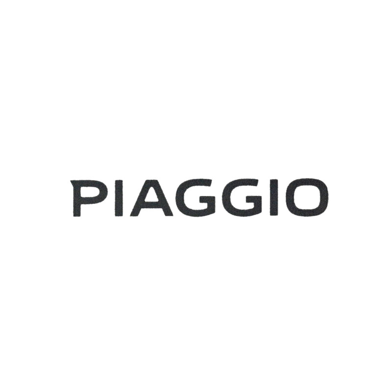emblem Piaggio original word [piaggio] rear cover black zip 4t 2h003414000a1