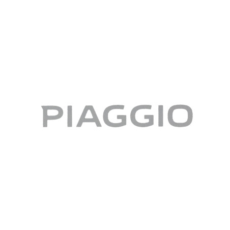 sticker Piaggio origineel woord [piaggio] achterscherm grijs zip 4t 2h003414000a2