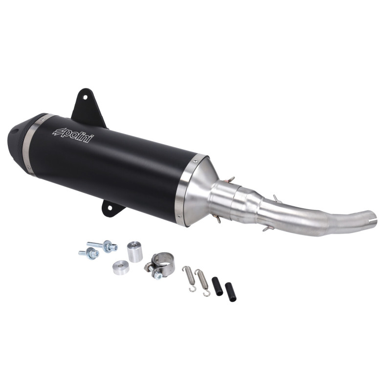 exhaust Polini vespa black gts 125-300 4t 190.0041