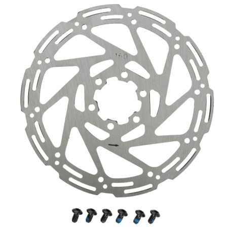 REMSCHIJF FATBIKE 6-GAATS (160MM) V8 - V20 VOOR/ACHTER