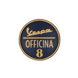 embleem Piaggio origineel woord [officina 8] sprint, primavera 2h007471