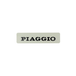 embleem woord [piaggio] tanklogo 115x28 mm vespa zwart ciao 182346