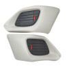 radiateurfront set + rooster gilera grijs runner 50/125/180/200