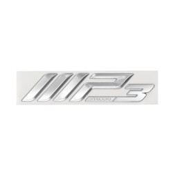 embleem Piaggio origineel woord [mp3] 300/400/500 zilver mp3 1b001460