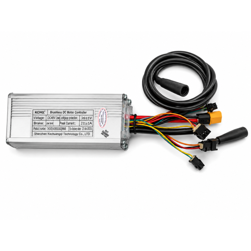 CONTROLLER UNIT 48V 500W MOTOR FATBIKE V8 - RODE KABEL