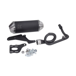 exhaust Turbokit 4t 3v euro-4 '18–20' black alu Primavera, sprint, vespa m4t185-n