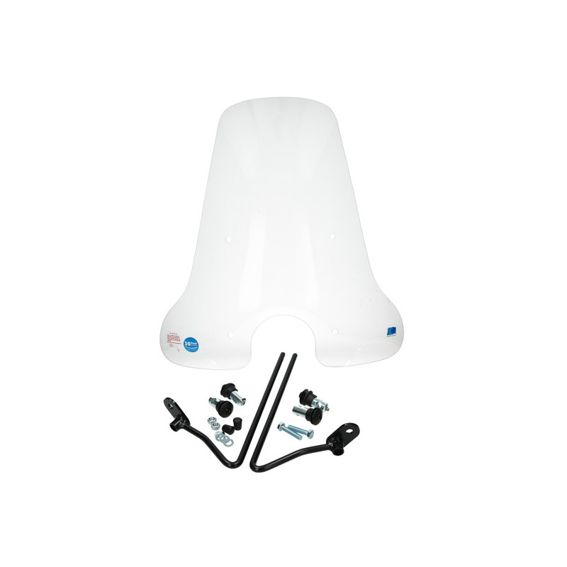 windshield Regia with mounting set high (made in EU) clear BTC Cruise, gts cappucino