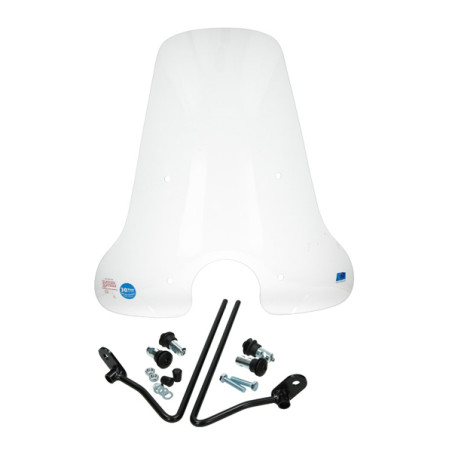 windshield Regia with mounting set high (made in EU) clear BTC Cruise, gts cappucino
