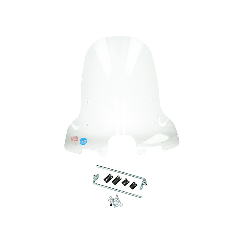 windshield Regia with mounting set high (made in EU) clear nipponia elegance, AGM Supreme, BTC insetto