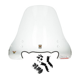 windscherm isotta met bevestigingsset hoog agm Goccia GEV1000, btc new jog, nipponia e-rex, scootmobiel, BTC City, BTC F35