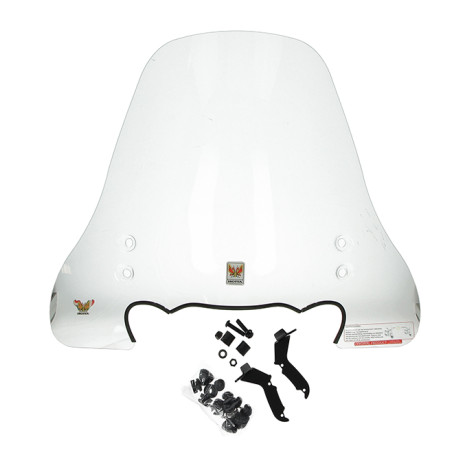 windshield Isotta with mounting set high universal agm brash agm Goccia GEV1000, btc new jog, nipponia e-rex, scootmobiel, BTC C