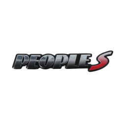 embleem Kymco origineel zijscherm dik chroom/rood people-s 86202-lcd3-e10-t01