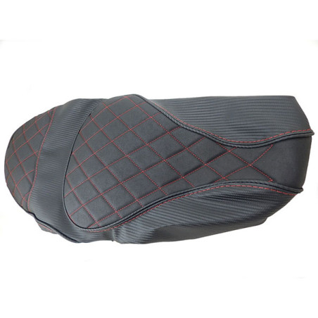 seat cover Regia (made in EU) Bentley stitch black/red sprint