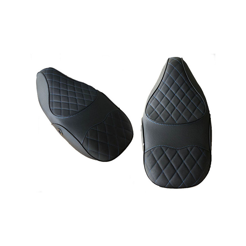 buddydek Regia (made in EU) luxe stiksel zwart/blauw sprint